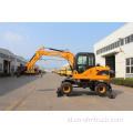 Excavator roda 8 ton dengan ember 0.3CBMC